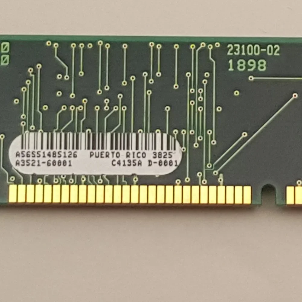 HP C4135AX 4MB 100-pin EDO DRAM DIMM from HP LJ 4000 | A3521-60001 | USED